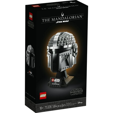 LEGO Star Wars The Mandalorian Helmet 75328 Building Kit (584 Pieces)