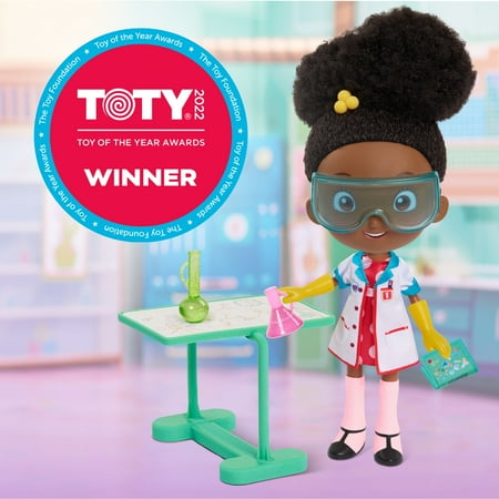 Ada Twist, Scientist Ada Twist Lab Doll, 12.5 Inch Interactive Doll with Research Lab Accessories, Talks and Sings the "The Brainstorm Song", Kids Toys for Ages 3 up