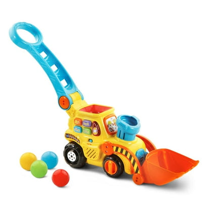 VTech Pop-a-Balls - Push and Pop Bulldozer Push & Pull Toys with Accessories Included, Baby and Toddler Toys