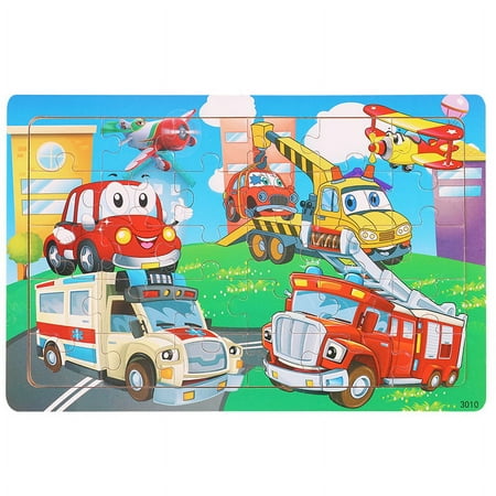 (4 Puzzles*30 Piece) Puzzles for Kids Ages 4-8, Wooden Jigsaw Puzzles 30 Pieces Preschool Toddler Puzzles Set for Boys and Girls