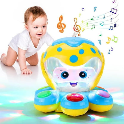 ANTIC DUCK Toddler Toys, Baby Toys 6-12 Months, Baby Learn Walk Party Crawling Toys, Baby Toys for 12-24 Months for Girls Boys Gifts