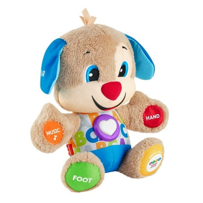 Fisher-Price Laugh & Learn Smart Stages Puppy Plush Learning Toy for Baby, Infants and Toddlers