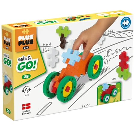 Plus-Plus BIG - Preschool Friendly Open Play Stem Building Set - Make & GO! 29