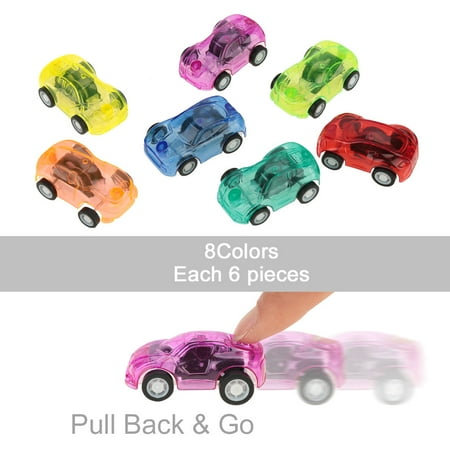 Springcorner 24 Pcs Party Favor Cars, Pull Back Race Car Toys Treasure Box Toys for Classroom Mini Toy Cars, Carnival Prizes Goodie Bag Stuffers Pinata Fillers for Kids