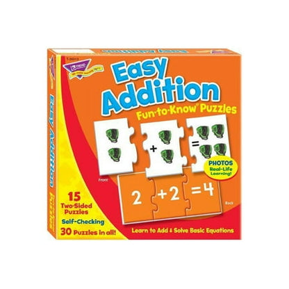 Trend Enterprises Inc. Easy Addition Fun-To-Know Puzzles