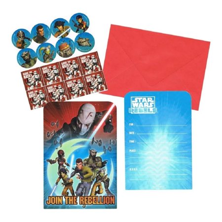 Star Wars Rebels Pack of 8 Invitations