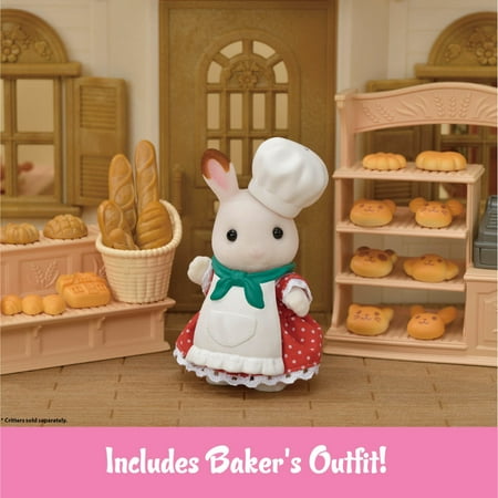 Calico Critters Bakery Shop Starter Set, Dollhouse Playset with Furniture and Accessories