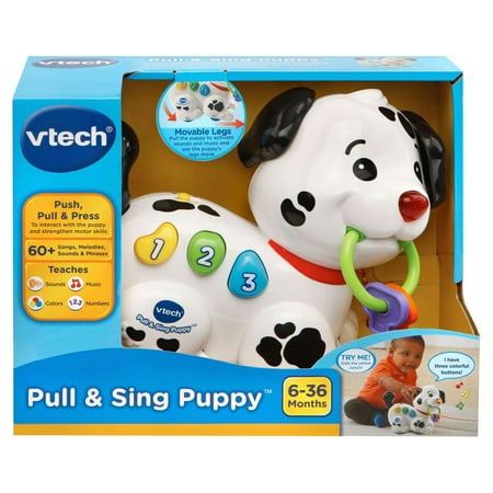 VTech, Pull and Sing Puppy, Baby Learning Toy, Floor Play Toy