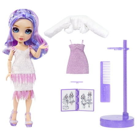 Rainbow High Fantastic Fashion Violet Willow - Purple 11” Fashion Doll and Playset with 2 Complete Doll Outfits, and Fashion Play Accessories, Great Gift for Kids 4-12