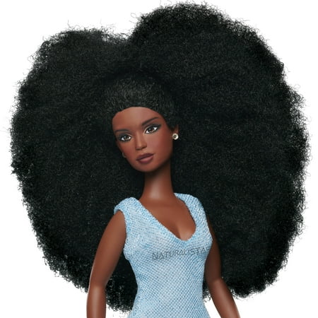 Naturalistas 11-inch Liya Fashion Doll and Accessories with 4C Textured Hair and Deep Brown Skin Tone