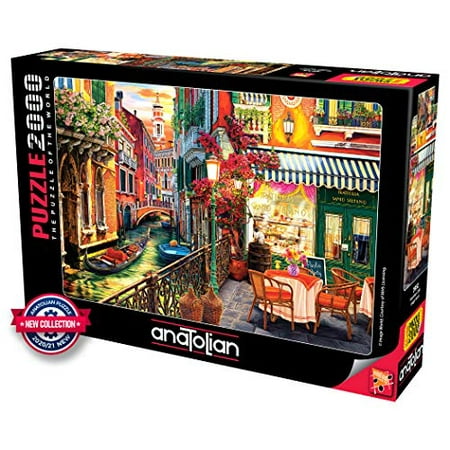 Anatolian Puzzle - Venetian Cafe - 2000 Piece Jigsaw Puzzle #3952, Multicolor