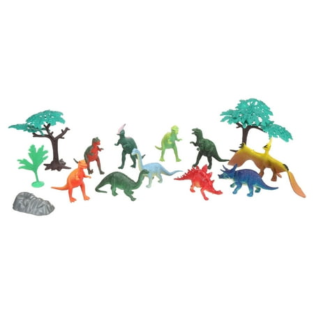 Adventure Force 40-Piece Jumbo Bucket Play Set, Dinosaurs