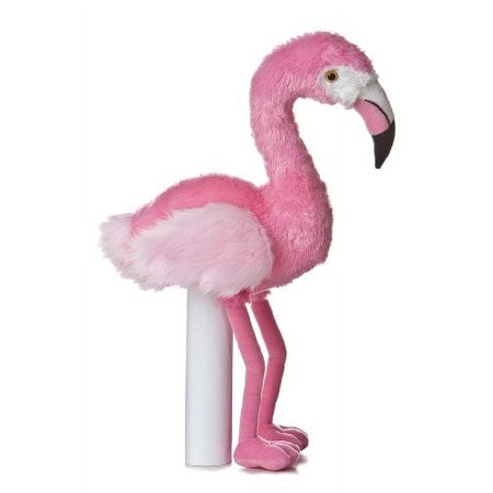 Aurora - Medium Pink Flopsie - 12" Flo Flamingo - Adorable Stuffed Animal