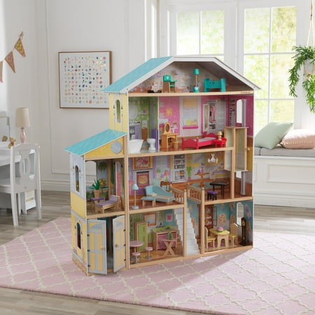 KidKraft Majestic Mansion Wooden Dollhouse with 34 Accessories