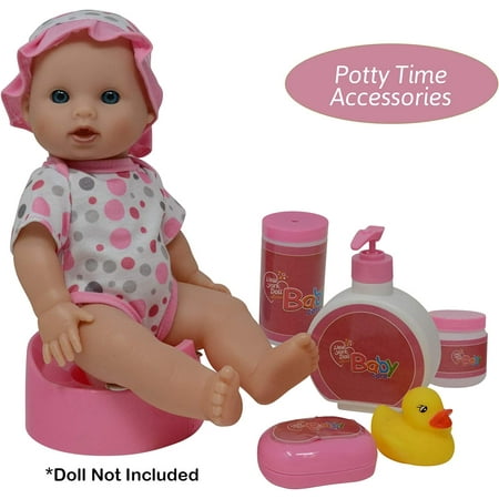 The New York Doll Collection Baby Feeding & Caring Doll Accessories, 50 Pieces