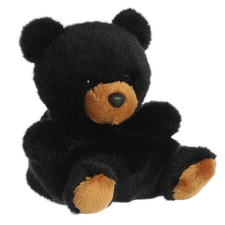 Aurora - Mini Black Palm Pals - 5" Sleepy Bear - Adorable Stuffed Animal