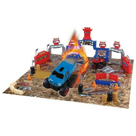 54pcs Monster Truck Mayhem Friction Play Set - 2pack Ford