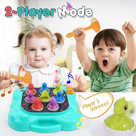 Whack A Dinosaur Game, Toys for Toddlers, Learning Educational Toys for 1 2 3 4 5 6 Years Old Boys Girls