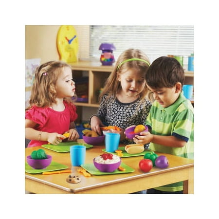 Learning Resources New Sprouts Classroom Play Food Set, 100 Pieces