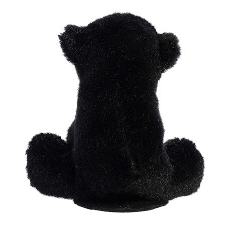 Aurora 33597 4.5 in. Adorable Shoulderkins Blake Bear On-The-Go Fun Interactive Play Stuffed Animal Toy, Black