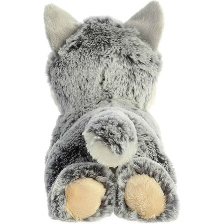 Aurora - Small Gray Mini Flopsie - 8" Winter Wolf - Adorable Stuffed Animal