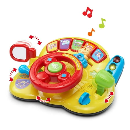 VTech Turn and Learn Driver (Frustration Free Packaging) Yellow Frustration-Free Packaging