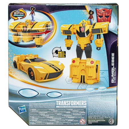 Transformers: Earthspark Bumblebee and Mo Malto Kids Toy Action Figure for Boys and Girls Ages 6 7 8 9 10 11 12 and Up