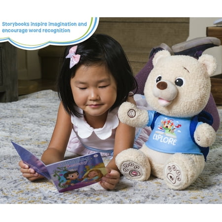 Spark Create Imagine Interactive Learning Bear, Recites 8 Stories, Sings 6 Songs, Baby and Toddler Toys