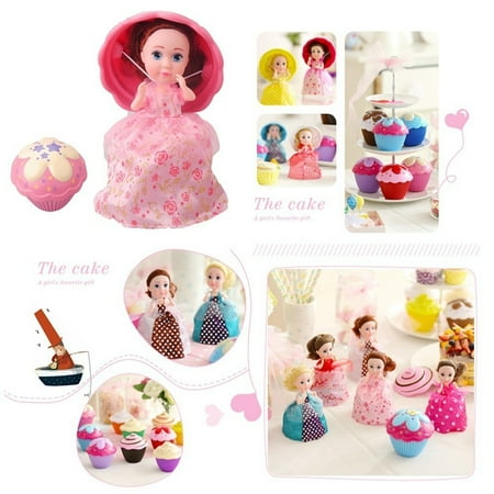 Cup Cake Doll Play House Children's Toy Cake Mini Surprise Doll Deformable Pastry Princess Sweet Girl Birthday Gift