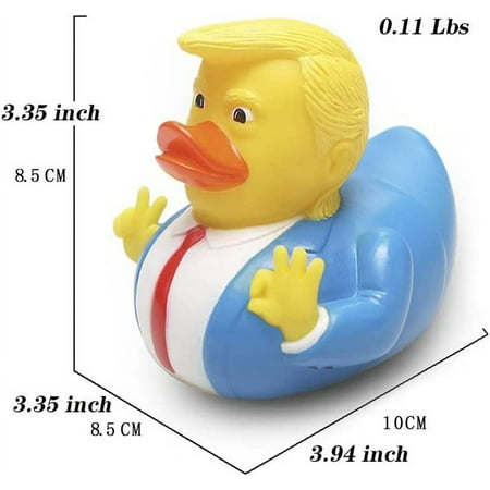 1PCS Trump Rubber Duck Bath Toy Shower Water Floating US President Baby Toy Water Toy Shower Duck Child Bath Float