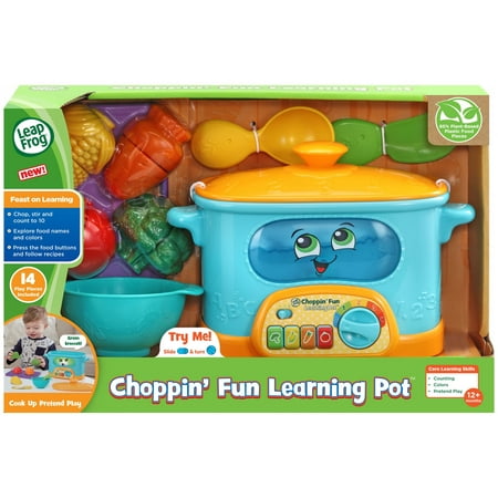 LeapFrog® Choppin’ Fun Learning Pot, Pretend Play Cooking Toy for Kids 1-4 Years