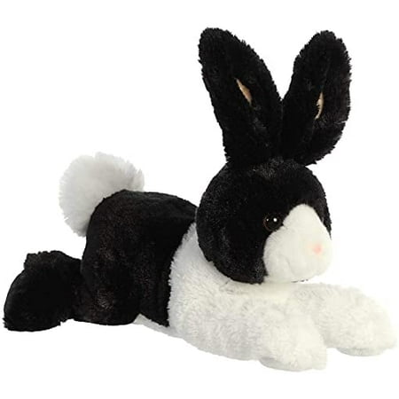 Aurora - Medium Black Flopsie - 12" Dutch Rabbit - Adorable Stuffed Animal