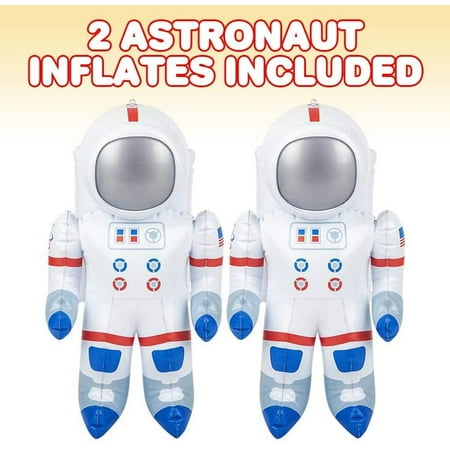 ArtCreativity Inflatable Astronaut Toys for Outer Space Themed Parties Pretend Play Accessories