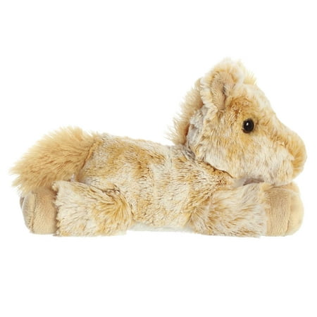 Aurora - Small Brown Mini Flopsie - 8" Caramel Horse - Adorable Stuffed Animal