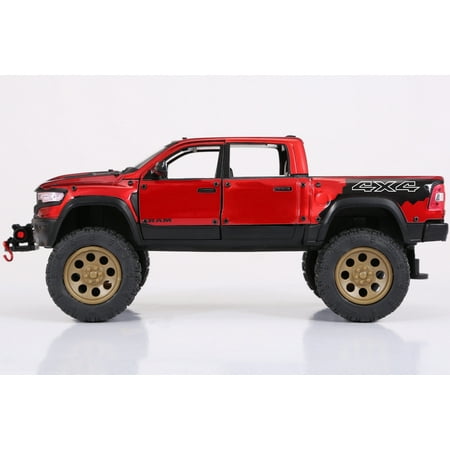 Adventure Force Free Wheeling Metal Vehicle Playset RAM Red Truck, Bike Child 3 and up