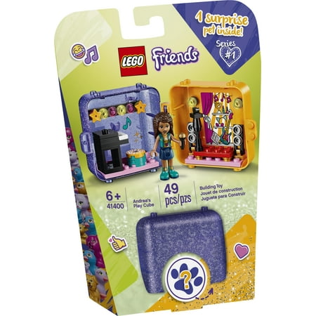 LEGO Friends Andrea's Play Cube 41400 Building Kit, Includes a Pop Star Mini-Doll and Toy Pet (49 Pieces)