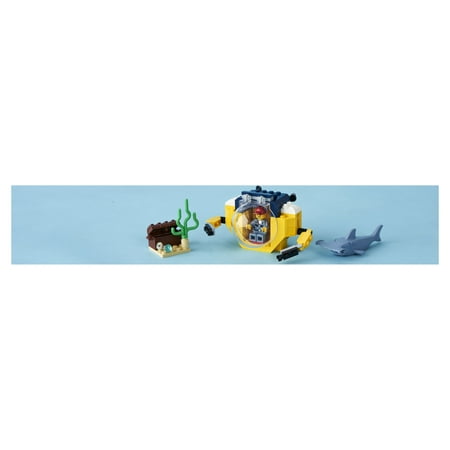 LEGO City Ocean Mini-Submarine 60263 Building Toy, for Kids 4+ (41 Pieces)