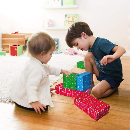 Exercise N Play Cardboard Building Blocks (40 Pieces)