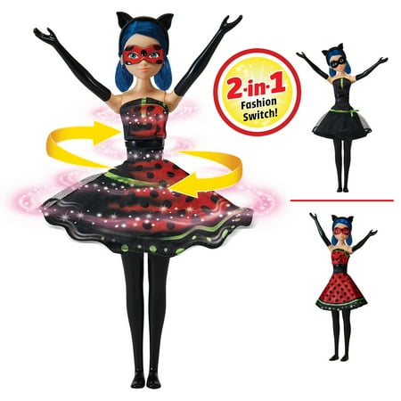 Miraculous Hero Switch Ladybug 10.5" Fashion Doll by Playmates Toys