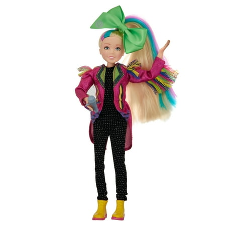 JoJo Siwa 10 Inch Singing Doll, Sings Hit Song Titled "Non-Stop", Pink Jacket with Rainbow Fringe, Kids Toys for Ages 6 Up, Gifts and Presents