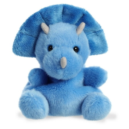 Aurora - Mini Blue Palm Pals - 5" Tank Triceratops - Adorable Stuffed Animal