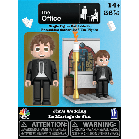 The Office - Jim's Wedding Buildable Set (One Figure, 36 Pieces)