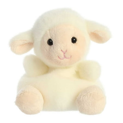 Aurora - Mini White Palm Pals - 5" Woolly Lamb - Adorable Stuffed Animal