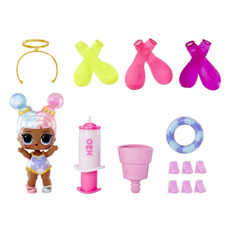 LOL Surprise Water Balloon Surprise Dolls, Glitter, 4 Ways to Play, Reusable, Limited Edition