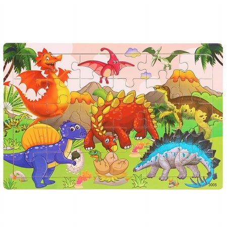 (4 Puzzles*30 Piece) Puzzles for Kids Ages 4-8, Wooden Jigsaw Puzzles 30 Pieces Preschool Toddler Puzzles Set for Boys and Girls