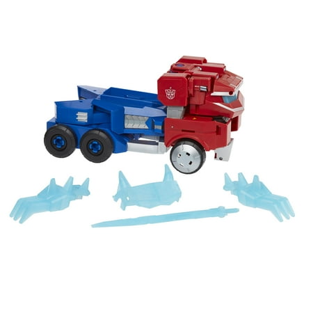 Transformers: Bumblebee Cyberverse Adventures Dinobots Unite Roll N’ Change Optimus Prime Kids Toy Action Figure for Boys and Girls Ages 8 9 10 11 12 and Up