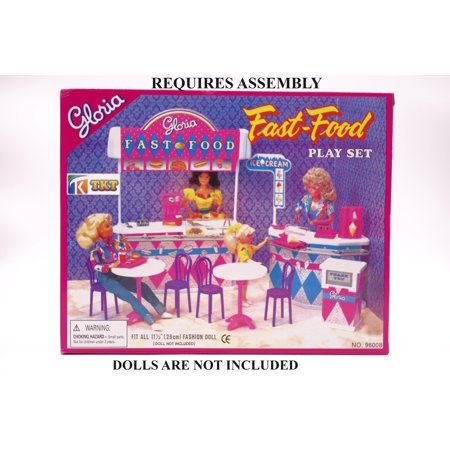 Gloria Fast-Food Play Set for 11.5" Dolls Furniture By TKT