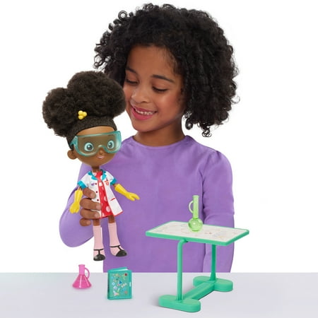 Ada Twist, Scientist Ada Twist Lab Doll, 12.5 Inch Interactive Doll with Research Lab Accessories, Talks and Sings the "The Brainstorm Song", Kids Toys for Ages 3 up