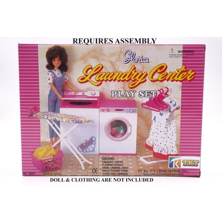 Gloria Laundry Center Room Play Set For Dollhouse Furniture By TKT