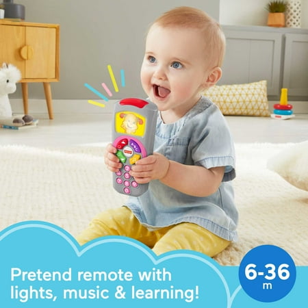 Fisher-Price Laugh & Learn Sis’s Remote Baby & Toddler Learning Toy with Music & Lights